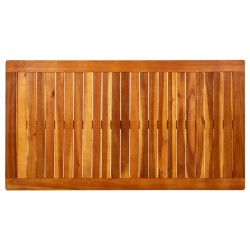 Table basse de jardin 110x60x45 cm Bois solide d'acacia 