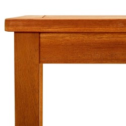 Table basse de jardin 110x60x45 cm Bois solide d'acacia 