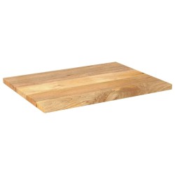 Dessus de table 70x60x2,5 cm rectangulaire bois massif manguier 