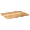 Dessus de table 70x60x2,5 cm rectangulaire bois massif manguier 