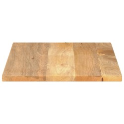Dessus de table 70x60x2,5 cm rectangulaire bois massif manguier 