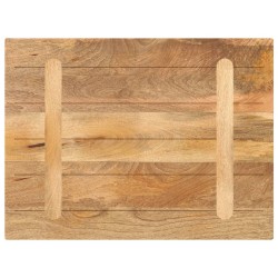 Dessus de table 70x60x2,5 cm rectangulaire bois massif manguier 