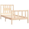 Cadre de lit sans matelas bois massif de pin 100x200 cm 