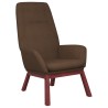Chaise de relaxation Marron Tissu 
