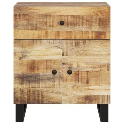Table de chevet 50x33x60 cm Bois de manguier et d'ingénierie 