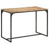 Table à manger 110x55x75 cm bois de manguier massif brut 