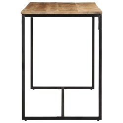 Table à manger 110x55x75 cm bois de manguier massif brut 