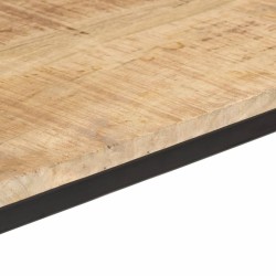 Table à manger 110x55x75 cm bois de manguier massif brut 