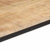 Table à manger 110x55x75 cm bois de manguier massif brut 