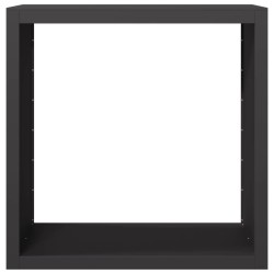 Portant de bois de chauffage noir 100x40x100 cm acier 