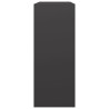 Portant de bois de chauffage noir 100x40x100 cm acier 