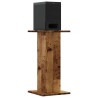 Supports de haut-parleurs 2 pcs vieux bois bois d'ingénierie 