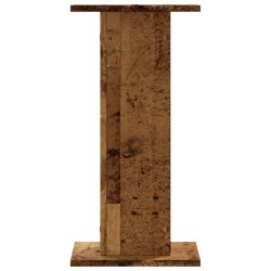 Supports de haut-parleurs 2 pcs vieux bois bois d'ingénierie 