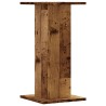 Supports de haut-parleurs 2 pcs vieux bois bois d'ingénierie 