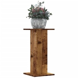 Supports pour plantes 2 pcs vieux bois bois d'ingénierie 
