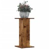 Supports pour plantes 2 pcs vieux bois bois d'ingénierie 