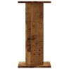 Supports pour plantes 2 pcs vieux bois bois d'ingénierie 