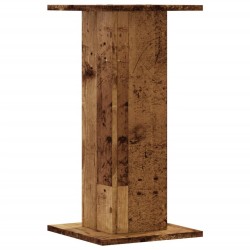 Supports pour plantes 2 pcs vieux bois bois d'ingénierie 