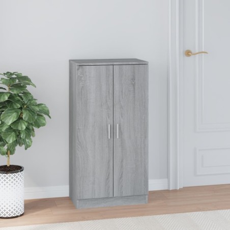 Armoire à chaussures Sonoma gris 55x35x108 cm Bois d'ingénierie 