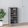 Armoire à chaussures Sonoma gris 55x35x108 cm Bois d'ingénierie 