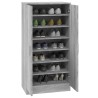 Armoire à chaussures Sonoma gris 55x35x108 cm Bois d'ingénierie 