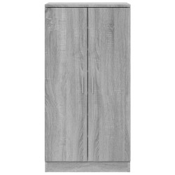 Armoire à chaussures Sonoma gris 55x35x108 cm Bois d'ingénierie 