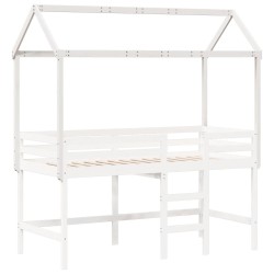 Toit de lit pour enfants 217x95,5x159 cm bois de pin massif 