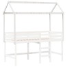 Toit de lit pour enfants 217x95,5x159 cm bois de pin massif 