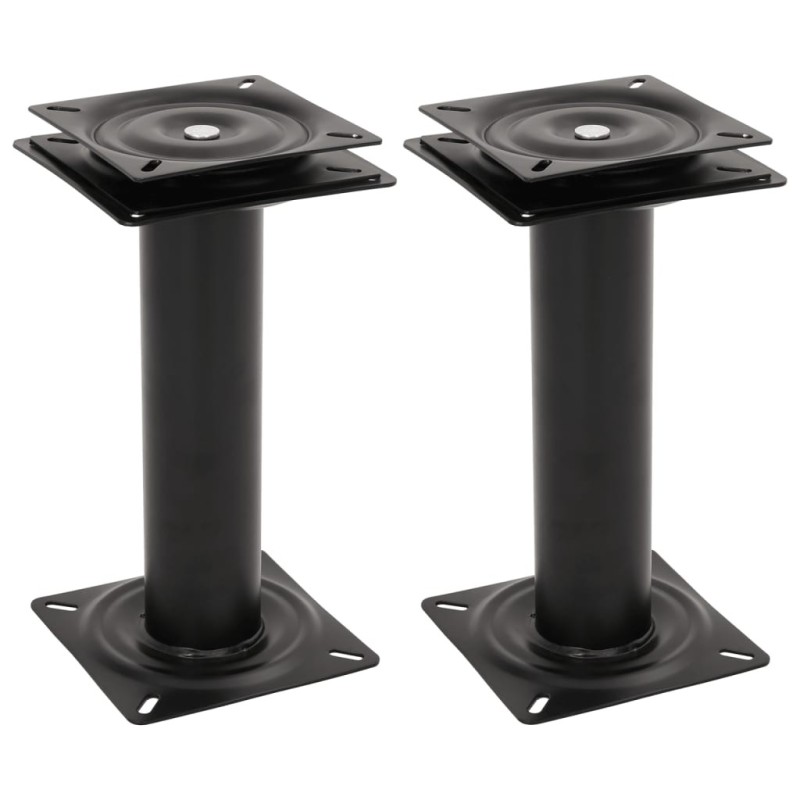 Piédestaux de siège de bateau 2 pcs siège pivotant à 360° acier 