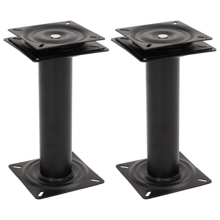 Piédestaux de siège de bateau 2 pcs siège pivotant à 360° acier 