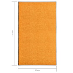 Paillasson lavable Orange 90x150 cm 