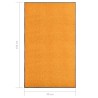 Paillasson lavable Orange 90x150 cm 