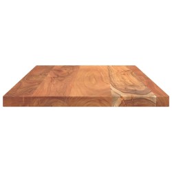 Dessus de table 120x60x3,8cm rectangulaire bois massif d'acacia 