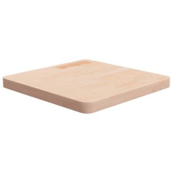 Dessus de table carré 50x50x4 cm Bois chêne massif non traité 
