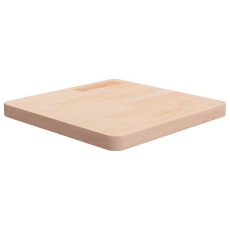Dessus de table carré 50x50x4 cm Bois chêne massif non traité 