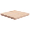 Dessus de table carré 50x50x4 cm Bois chêne massif non traité 