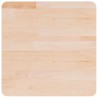 Dessus de table carré 50x50x4 cm Bois chêne massif non traité 