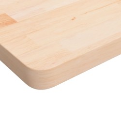 Dessus de table carré 50x50x4 cm Bois chêne massif non traité 