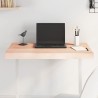 Dessus de table bois massif non traité bordure assortie 