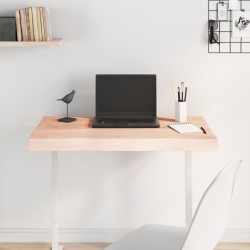 Dessus de table bois massif non traité bordure assortie 