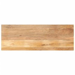 Dessus de table 140x60x2,5cm rectangulaire bois massif manguier 
