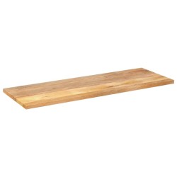 Dessus de table 140x60x2,5cm rectangulaire bois massif manguier 