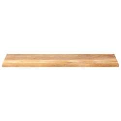 Dessus de table 140x60x2,5cm rectangulaire bois massif manguier 