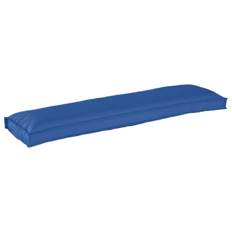 Coussins de palette pour banc 2 pcs Bleu royal 150x40x8 cm Tissu Oxford 