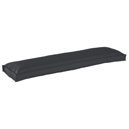Coussins de palette pour banc 2 pcs Noir 150x40x8 cm Tissu Oxford 