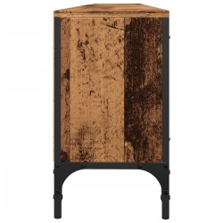 Meuble TV avec tiroir vieux bois 200x25x44 cm bois d'ingénierie 