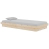 Cadre de lit sans matelas bois massif 