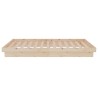 Cadre de lit sans matelas bois massif 