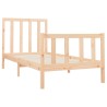 Cadre de lit sans matelas 100x200 cm bois massif de pin 