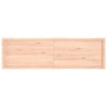 Dessus de table bois massif non traité bordure assortie 
